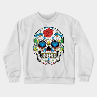 Diamond Calavera Crewneck Sweatshirt